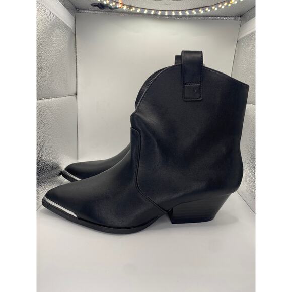 Universal Thread Henley Ankle Western Boots Black  Size 6.5 - Picture 6 of 7